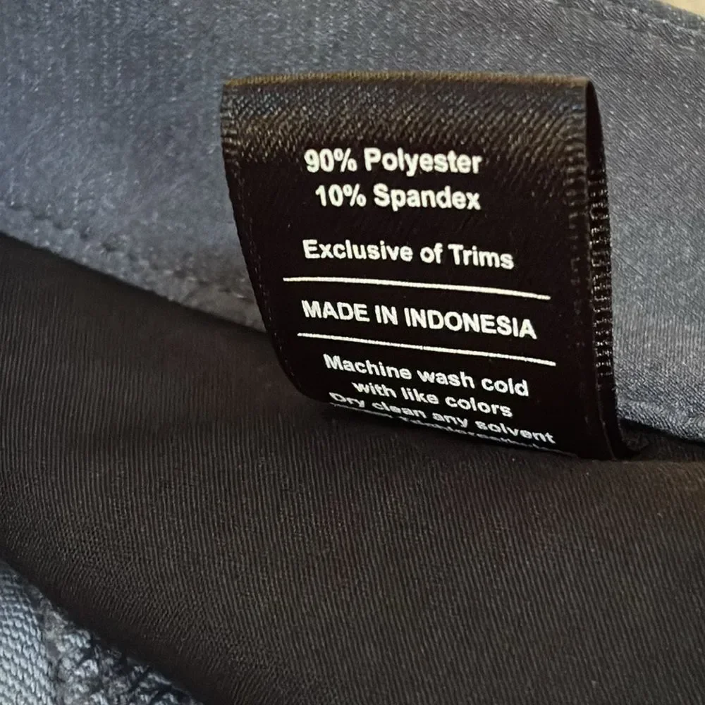Public Rec Men’s Gray Workday 2.0 Tech Pants 5 Pocket 33